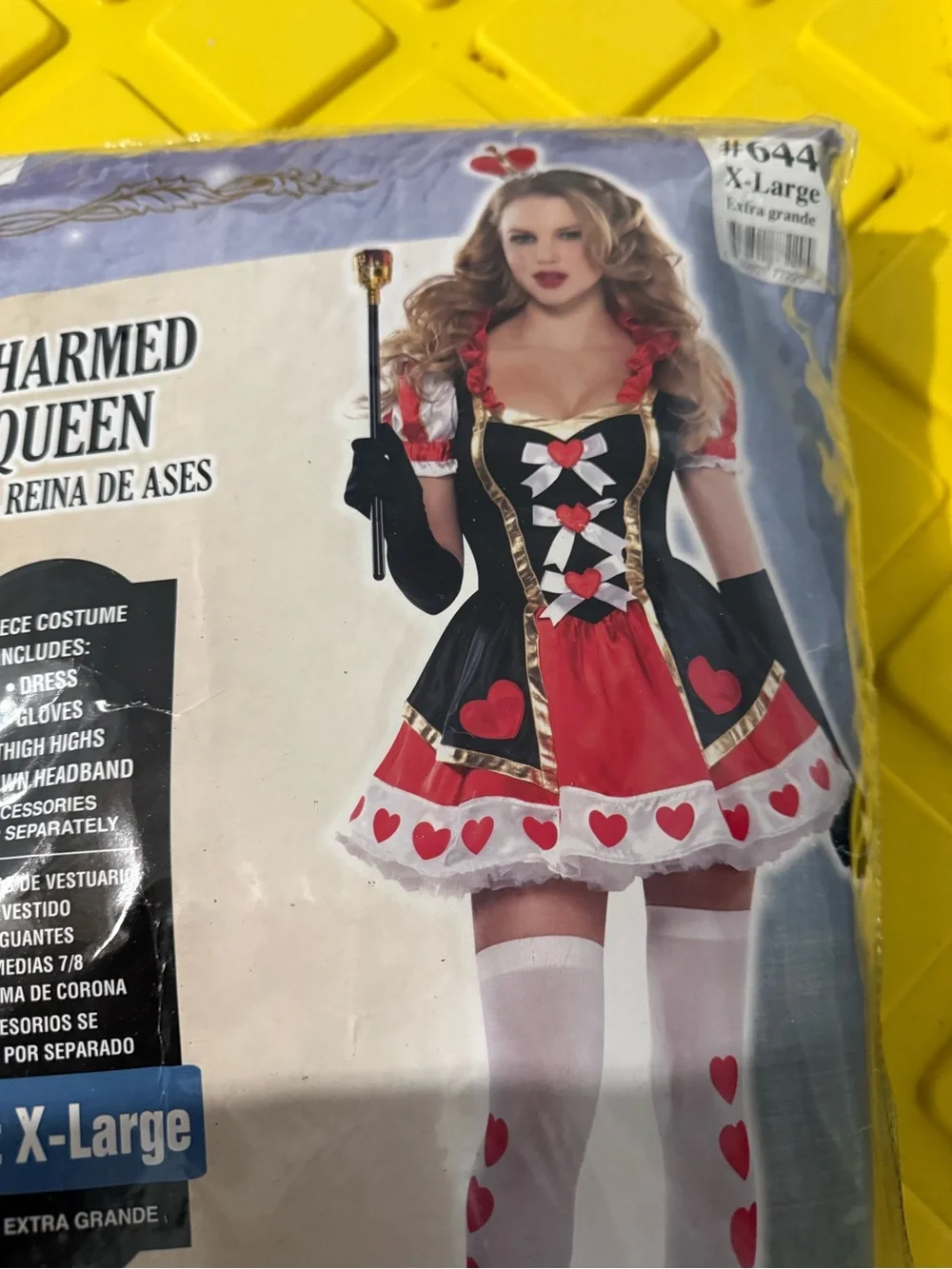 Women's Costume Dress — Red, Black & White